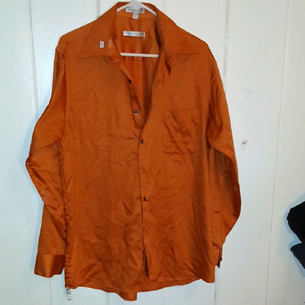 Geoffrey Beene Peach Blouse